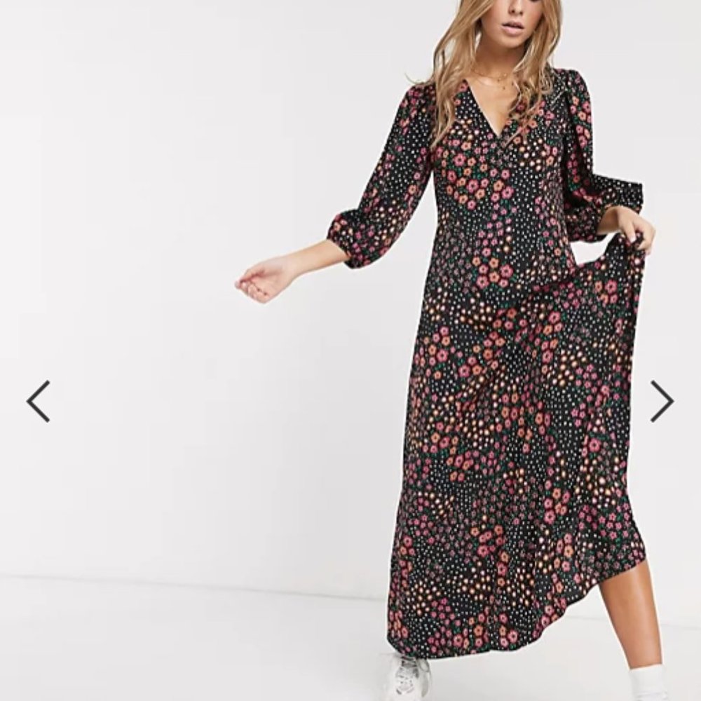 ASOS Design trapeze maxi dress